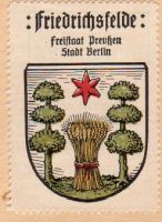 Wappen von Friedrichsfelde/Arms (crest) of Friedrichsfelde