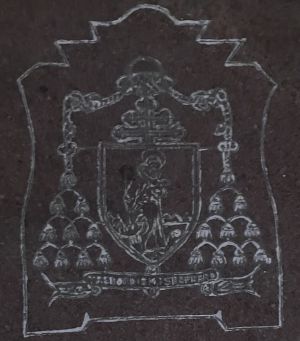 Arms (crest) of Justin Diraviam