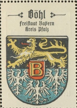 Wappen von Böhl/Coat of arms (crest) of Böhl