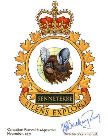 Coat of arms (crest) of the Canadian Forces Station Senneterre, Canada