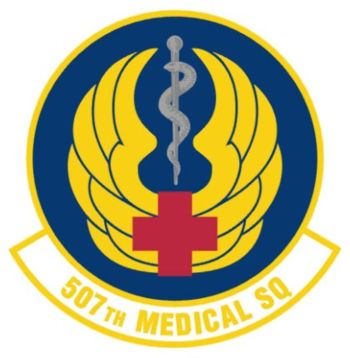 Coat of arms (crest) of the 507th Medical Squadron, US Air Force
