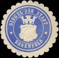 Wappen von Ehrenfeld/Arms (crest) of Ehrenfeld