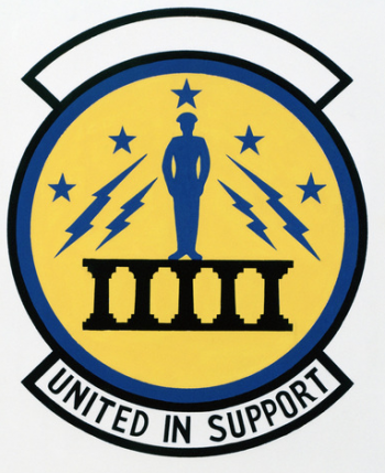 Coat of arms (crest) of the 7625th Logistics Squadron, US Air Force