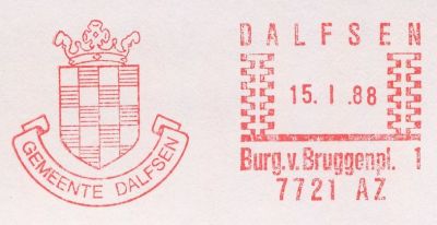 Wapen van Dalfsen/Coat of arms (crest) of Dalfsen