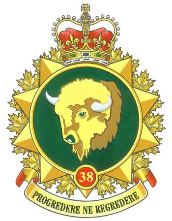 Coat of arms (crest) of the 38 Canadian Brigade Group, Canadian Army