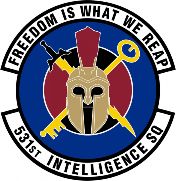 Coat of arms (crest) of the 531st Intelligence Squadron, US Air Force