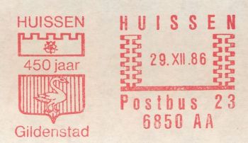 Wapen van Huissen/Coat of arms (crest) of Huissen