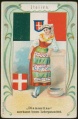 Arms, Flags and Folk Costume trade card Diamantine Italien