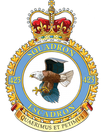 Arms of No 423 Squadron, Royal Canadian Air Force