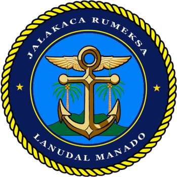Coat of arms (crest) of the Aviation Unit Manado, Indonesian Navy