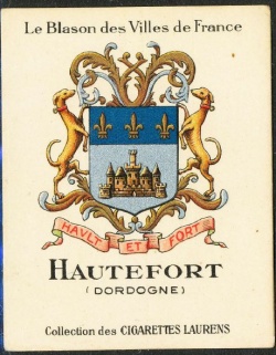 Blason de Hautefort/Coat of arms (crest) of {{PAGENAME