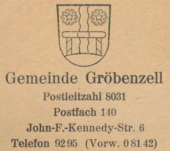 Wappen von Gröbenzell/Coat of arms (crest) of Gröbenzell