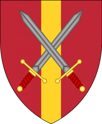Emblem (crest) of the 4th Motorised Infantry Company, I Battalion, The Queen's Life Regiment, Danish Army