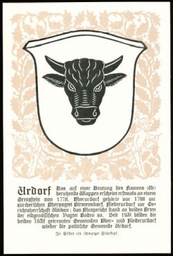 Wappen von/Blason de Urdorf