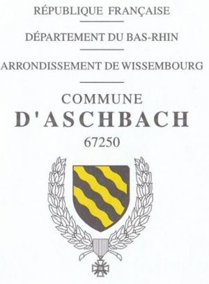 Blason de Aschbach (Bas-Rhin)