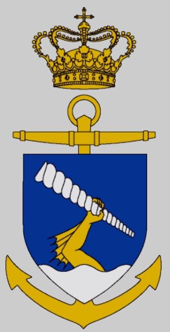 Coat of arms (crest) of the Corvette Triton (F347), Danish Navy