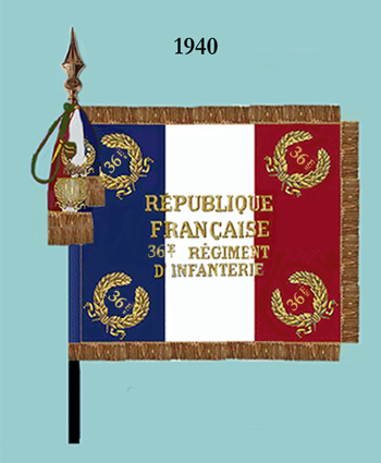 Arms of 36th Infantry Regiment, French Army