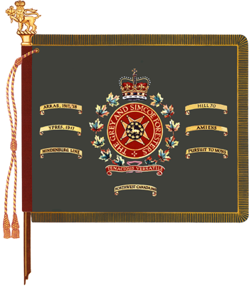 Arms of The Grey and Simcoe Foresters, Canadian Army