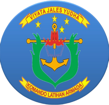 Coat of arms (crest) of the Fleet Training Command, Indonesian Navy