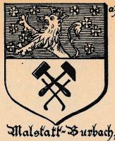 Wappen von Malstatt-Burbach / Arms of Malstatt-Burbach