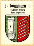 Wappen von Göggingen /Arms (crest) of Göggingen