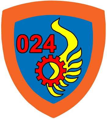 Coat of arms (crest) of the Technical Squadron 024, Indonesian Air Force