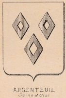 Blason d'Argenteuil/Arms (crest) of Argenteuil