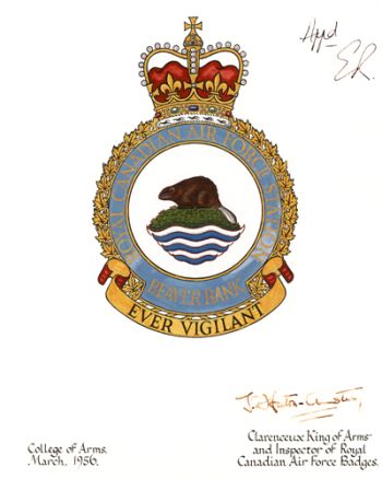 Coat of arms (crest) of the Royal Canadian Air Force Station Beaverbank