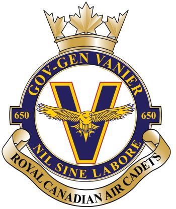 Coat of arms (crest) of the No 650 (Gov.-Gen. Vanier) Squadron, Royal Canadian Air Cadets