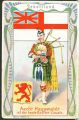 Arms, Flags and Folk Costume trade card Schottland