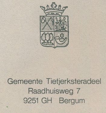 Wapen van Tytsjerksteradiel/Coat of arms (crest) of Tytsjerksteradiel