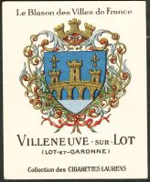 Blason de Villeneuve-sur-Lot/Arms (crest) of Villeneuve-sur-Lot