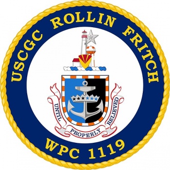 Coat of arms (crest) of the USCGC Rollin Fritch (WPC-1119)