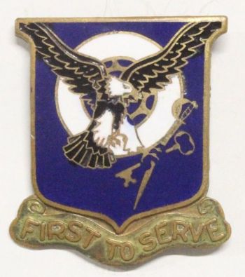 Coat of arms (crest) of the 1st Quartermaster Regiment, California State Guard
