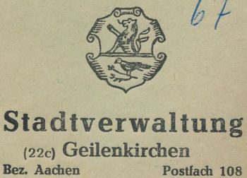 Wappen von Geilenkirchen/Coat of arms (crest) of Geilenkirchen