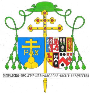 Arms (crest) of Roger William Bede Vaughan