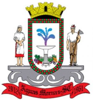 Brasão de Águas Mornas/Arms (crest) of Águas Mornas