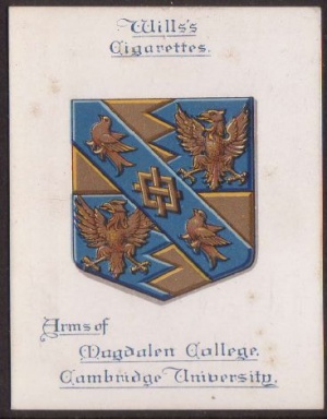 Arms of Magdalene College (Cambridge University)