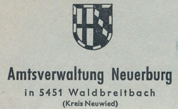 Wappen von Verbandsgemeinde Neuerburg/Coat of arms (crest) of Verbandsgemeinde Neuerburg