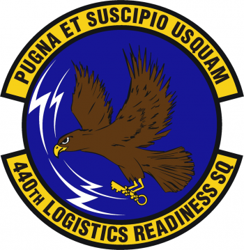 Coat of arms (crest) of the 440th Logistics Readiness Squadron, US Air Force