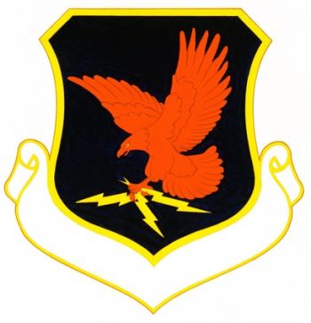 Coat of arms (crest) of the 513th Airborne Command and Control Wing, US Air Force
