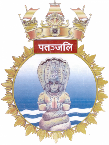 Coat of arms (crest) of the Indian Naval Hospital Patanjali, Indian Navy