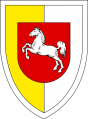 Armoured Grenadier Brigade 1 (later Armoured Training Brigade 9), German Army.png