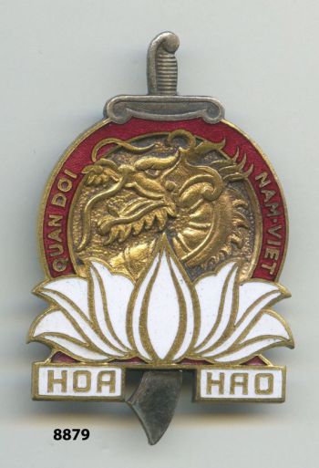 Coat of arms (crest) of the Hoa-Hao Auxiliary Forces, French Army