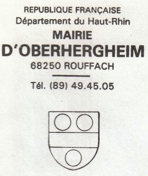 Blason de Oberhergheim