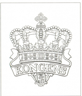 Coat of arms (crest) of the The King's Foot Regiment, Danish Army