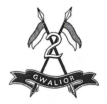 Coat of arms (crest) of the 2nd Alijah Gwalior Lancers, Gwalior