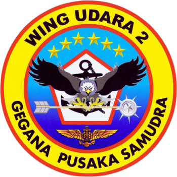 Coat of arms (crest) of the Air Wing 2, Indonesian Navy
