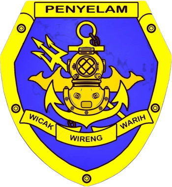Coat of arms (crest) of the Underwater Rescue and Divers Command, Indonesian Navy