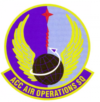 Coat of arms (crest) of the Air Combat Command Air Operations Squadron, US Air Force